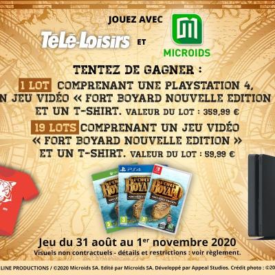 Jeu-concours web Fort Boyard Télé Loisirs