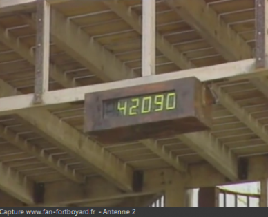 Les Clés de Fort Boyard 1990 : Le compteur des Boyards