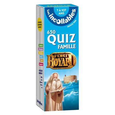 Les Incollables - 650 quiz Fort Boyard en famille