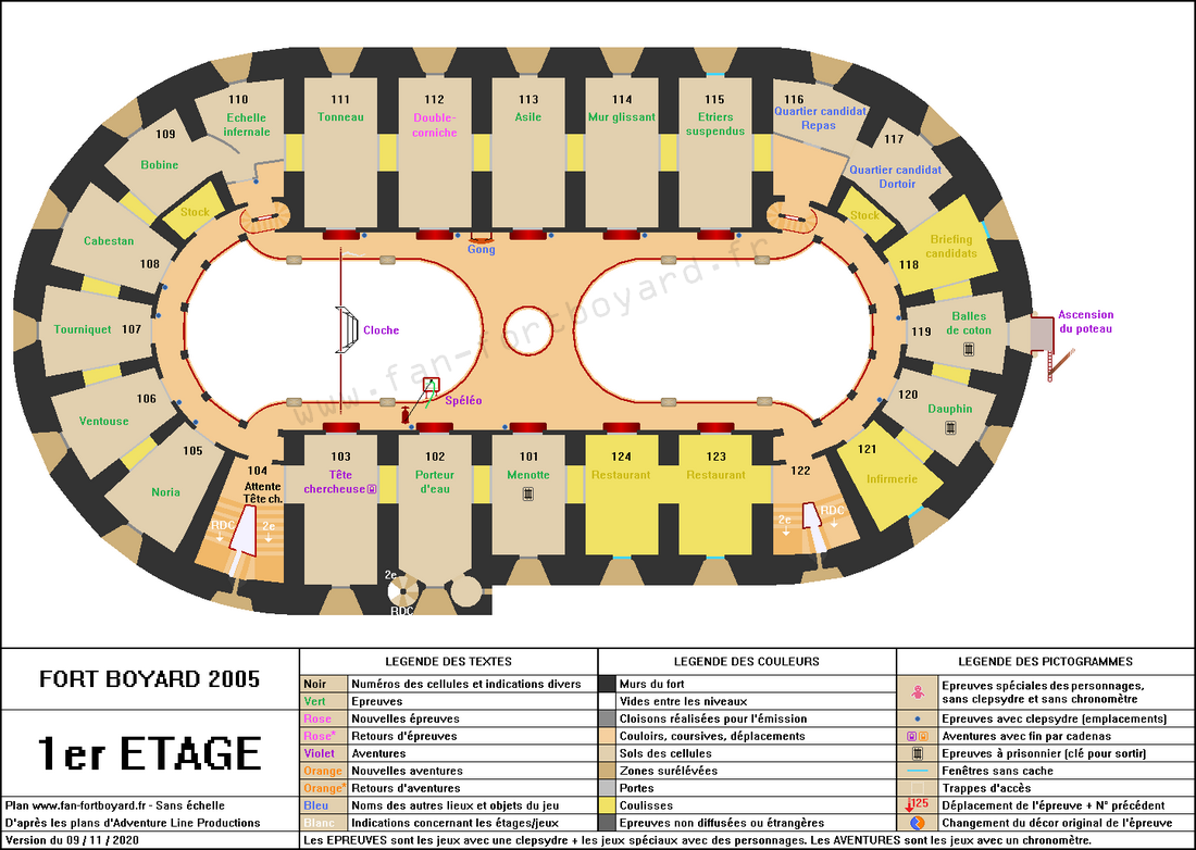 [VOYAGE DANS LE TEMPS] Le quiz [presque] sans fin (14) - DU LUNDI 20/03/2023 AU VENDREDI 31/03/2023 - Page 6 Plan-fort-boyard-2005-c-etage1