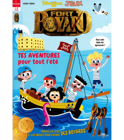 Toboggan Jeux - Hors-série Fort Boyard 2025, tes aventures pour tout l'été ! (Milan Presse)